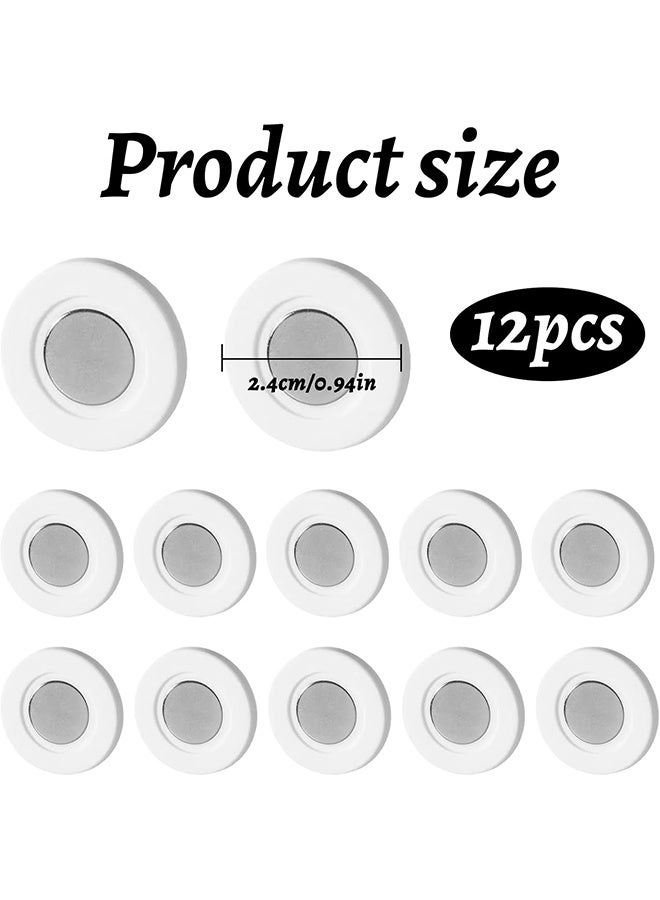 12pcs Magnetic Remote Control Holder Remote Control Holder,Remote Holder,Magnetic Remote Holder,Tv Remote Holder,Remote Holder Wall Mount,For Silicone Remote Holder Wall Mount, Tv & Tool Holder - Image 2